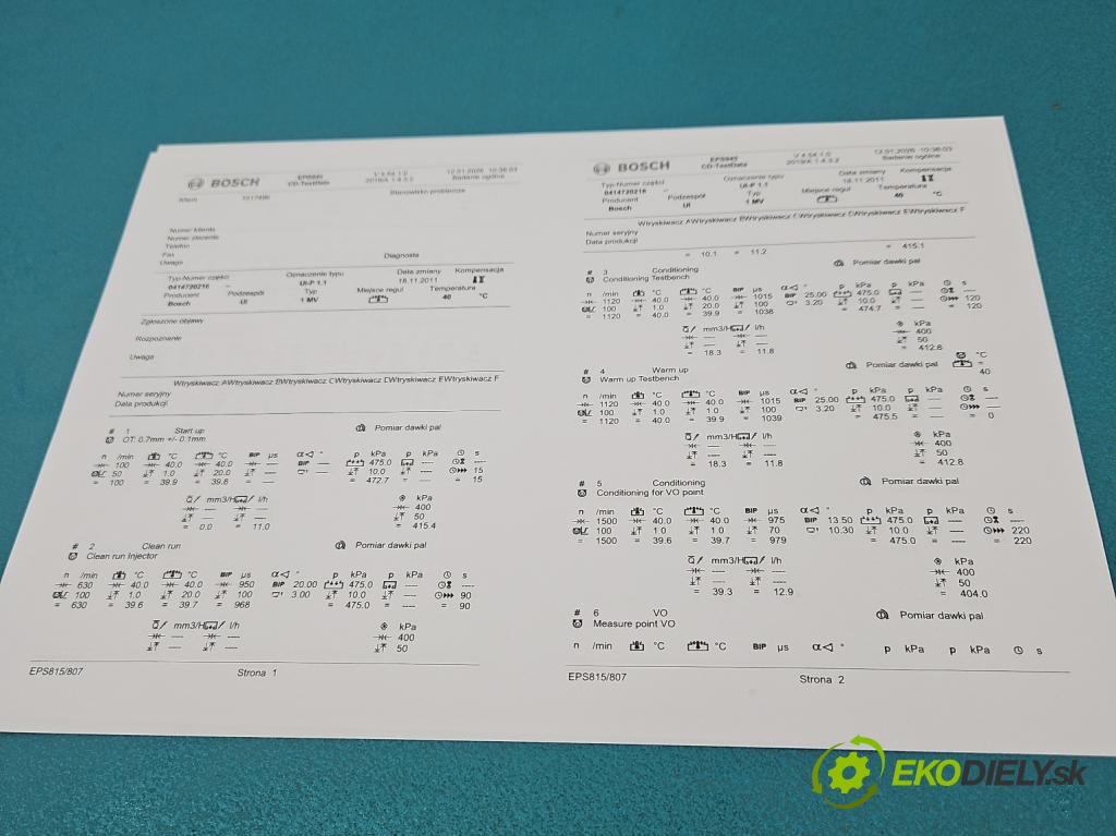 Vw Passat B5 1995-2005 1.9 TDI 131 HP manual 96 kW 1896 cm3 4- vstrekovacie čerpadlo 0414720216 (Vstrekovač paliva)