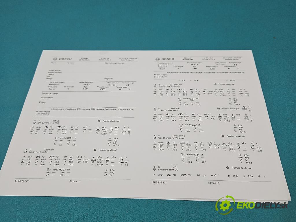 Vw Passat B5 1995-2005 1.9 TDI 131 hp manual 96 kW 1896 cm3 4- vstřikovací čerpadlo 0414720216 (Vstřikovač paliva)