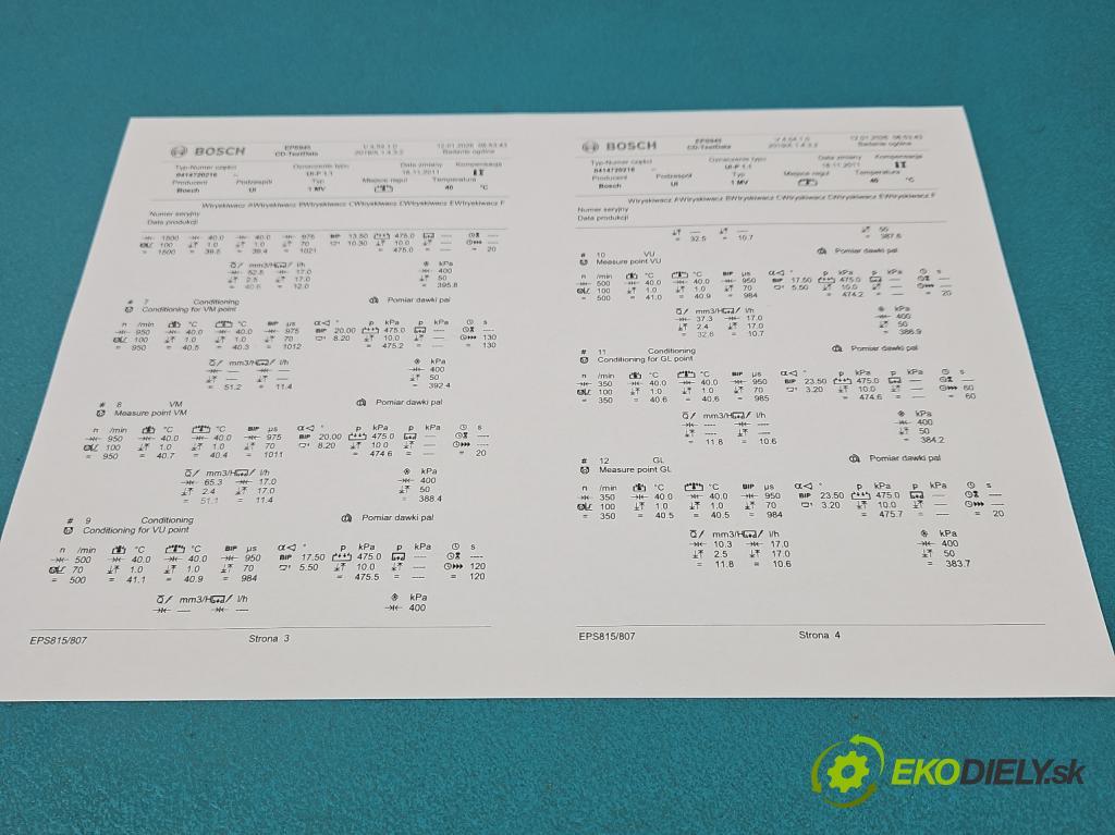 Vw Passat B5 1995-2005 1.9 TDI 131 hp manual 96 kW 1896 cm3 4- vstřikovací čerpadlo 0414720216 (Vstřikovač paliva)
