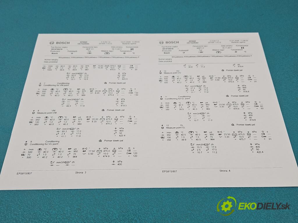 Vw Passat B5 1995-2005 1.9 TDI 131 hp manual 96 kW 1896 cm3 4- vstřikovací čerpadlo 0414720216 (Vstřikovač paliva)