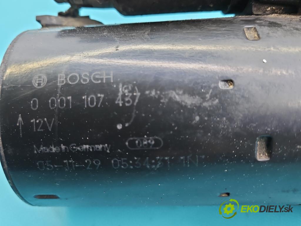 Opel Corsa C 2000-2006 1.3 CDTI 69KM manual 51 kW 1248 cm3 3- štartér 0001107437 (Štartér)