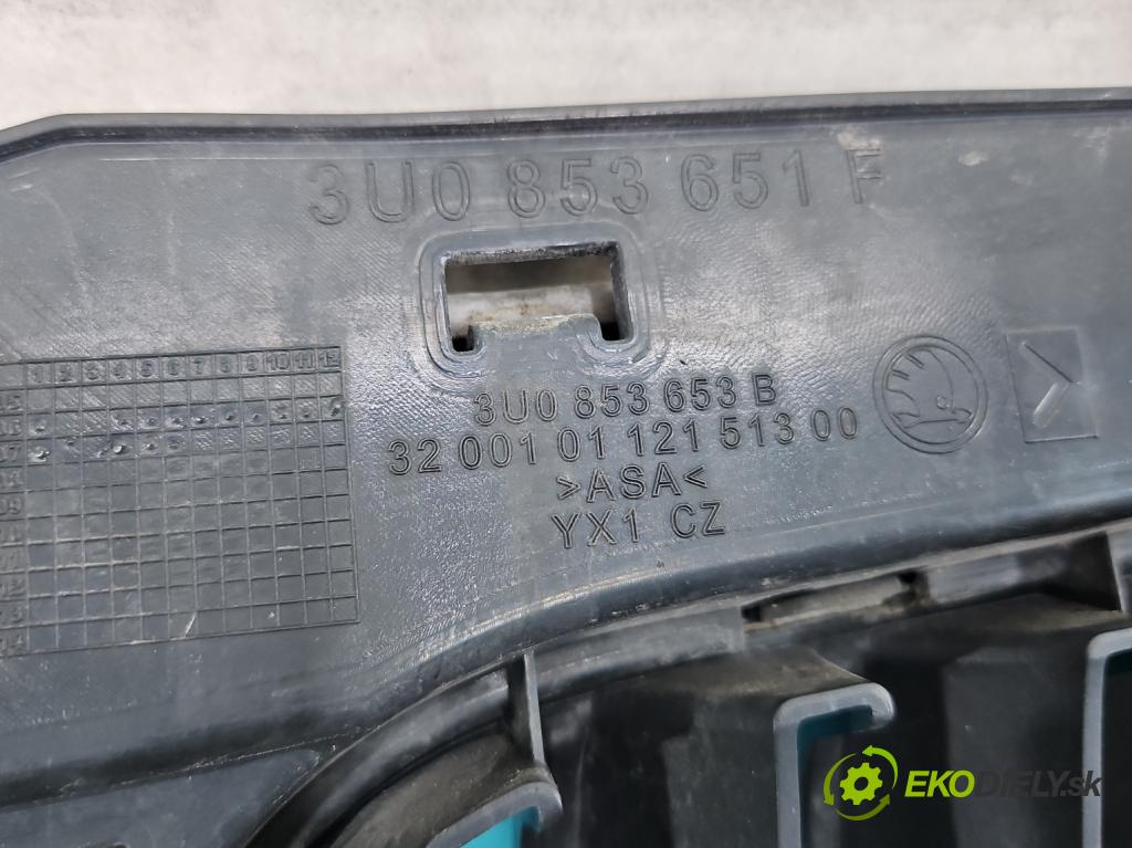 Skoda Superb I 2001-2008 1.9 tdi 116 HP manual 85 kW 1896 cm3 4- miežka 3U0853651F