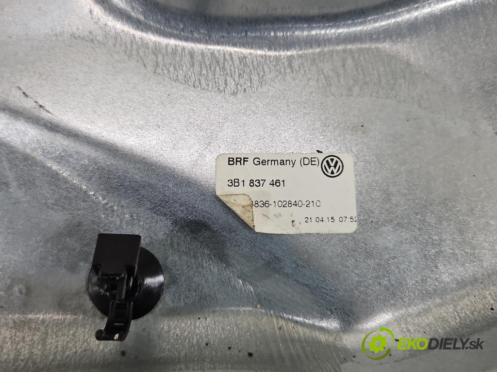 Skoda Superb I 2001-2008 1.9 tdi 116 HP manual 85 kW 1896 cm3 4- mechanizmus okna predné ľavý 3B1837461