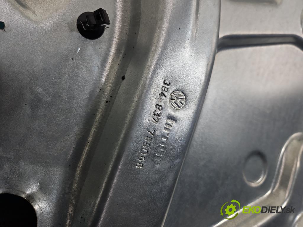 Skoda Superb I 2001-2008 1.9 tdi 116 HP manual 85 kW 1896 cm3 4- mechanizmus okna predné ľavý 3B1837461