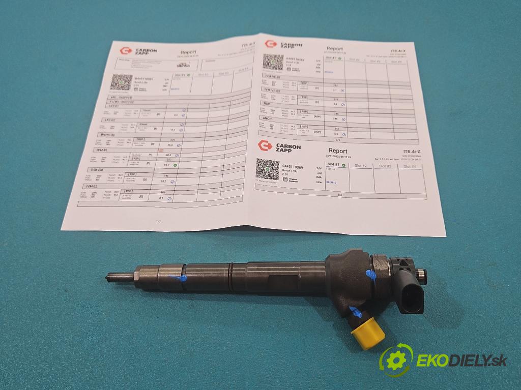 Vw Passat B7 2010-2014 2.0 tdi 170 HP automatic 125 kW 1968 cm3 5- vstrek 0445110369 (Vstrekovač paliva)