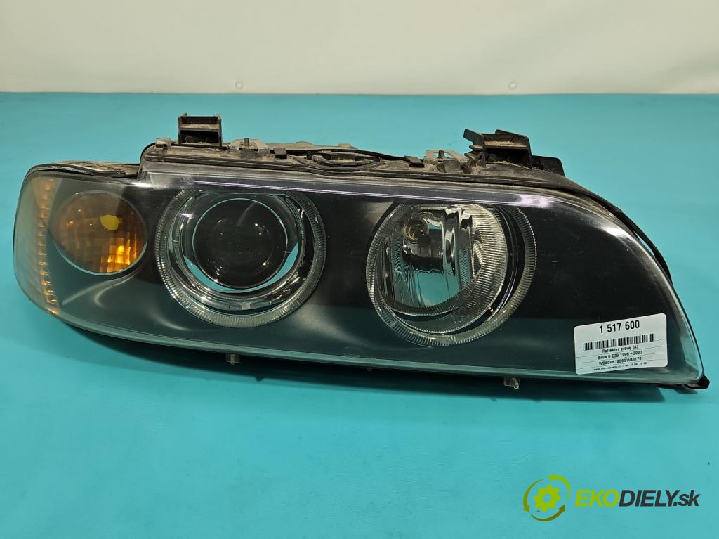 Bmw 5 E39 1996-2003 3.0d 193 hp automatic 142 kW 2926 cm3 5- světlo pravý  (Pravé přední světlo)
