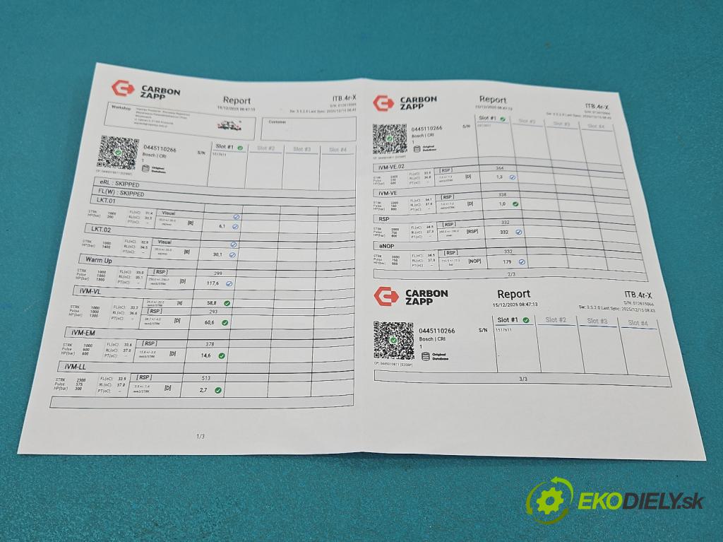 Bmw 5 E39 1996-2003 3.0d 193 HP automatic 142 kW 2926 cm3 5- vstrek 0445110266 (Vstrekovač paliva)