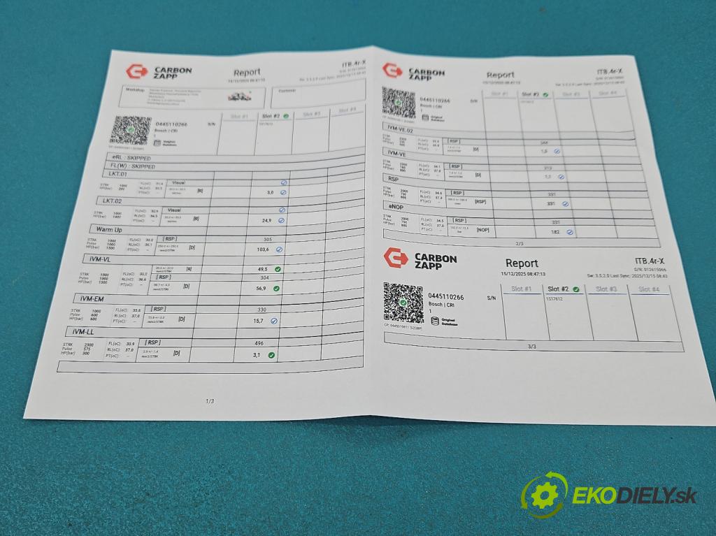 Bmw 5 E39 1996-2003 3.0d 193 HP automatic 142 kW 2926 cm3 5- vstrek 0445110266 (Vstrekovač paliva)