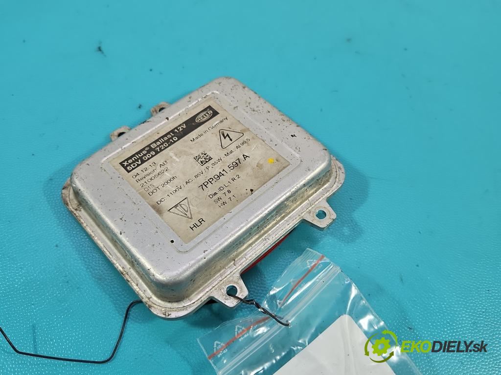 Porsche Panamera I 970 2009-2016 3.0 v6 420 hp automatic 309 kW 2997 cm3 5- střídač: xenon 5DV009720-10 (Riadiaca jednotka xenónu)