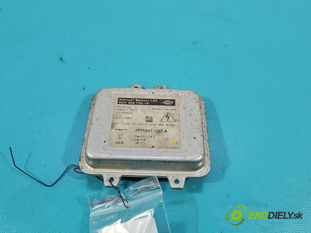 Porsche Panamera I 970 2009-2016 3.0 v6 420 hp automatic 309 kW 2997 cm3 5- střídač: xenon 5DV009720-10 (Riadiaca jednotka xenónu)