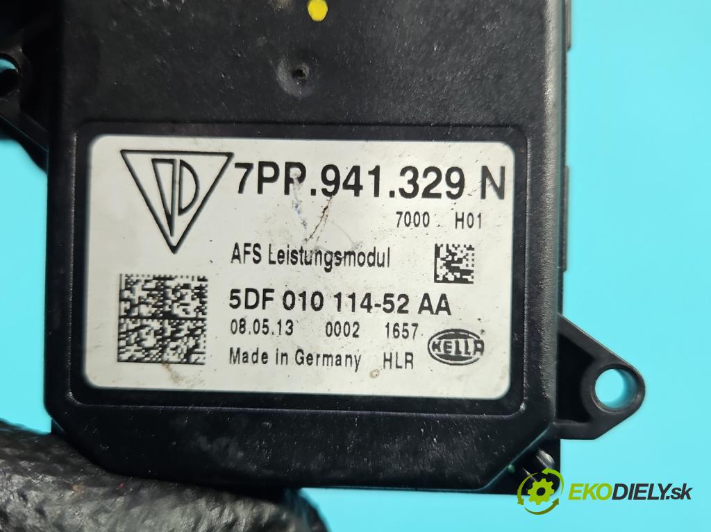 Porsche Panamera I 970 2009-2016 3.0 v6 420 hp automatic 309 kW 2997 cm3 5- střídač: xenon 7PP941329N (Riadiaca jednotka xenónu)