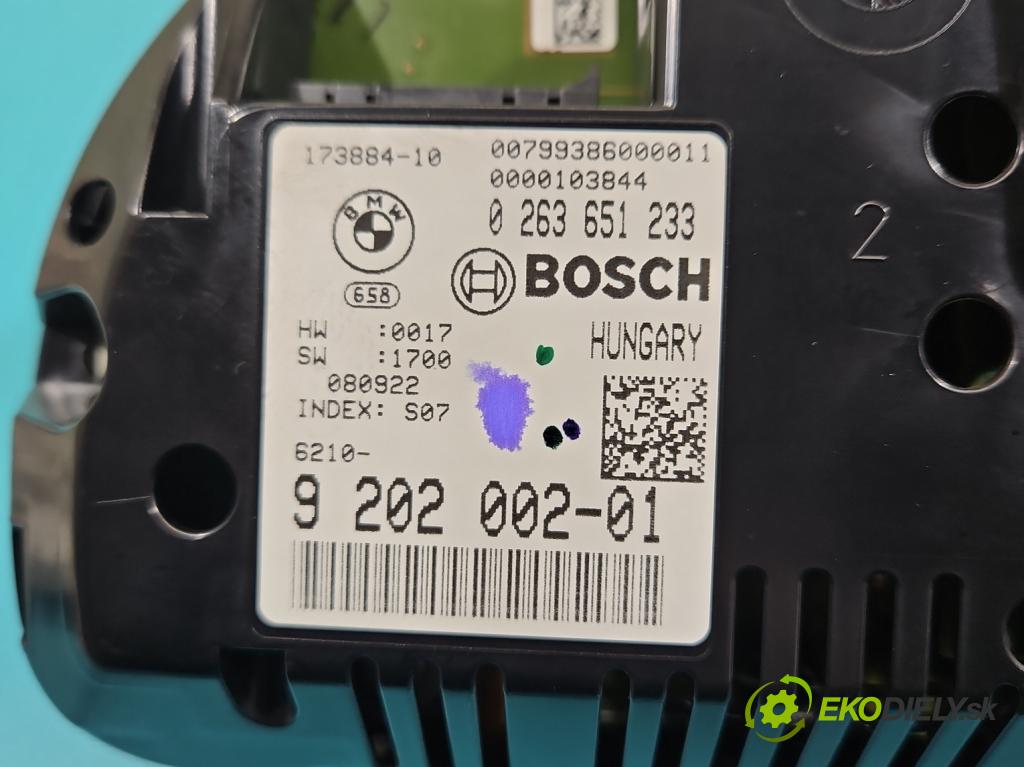 Bmw 7 F01 2008-2015 3.0d 245KM automatic 180 kW 2993 cm3 4- prístrojovka/ budíky 0263651233 (Prístrojová doska)