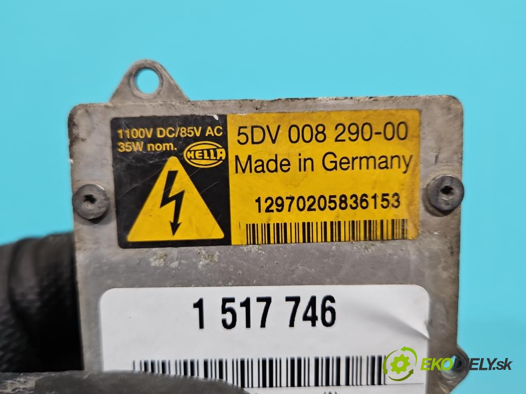 Skoda Superb I 2001-2008 1.9 tdi 116 HP manual 85 kW 1896 cm3 4- střídač: xenon 5DV008290-00 (Riadiaca jednotka xenónu)