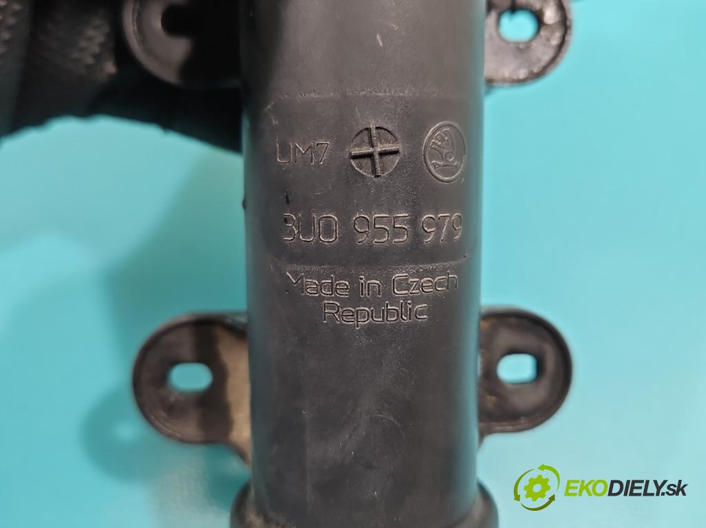 Skoda Superb I 2001-2008 1.9 tdi 116 HP manual 85 kW 1896 cm3 4- ostrekovač reflektor: ľavý 3U0955979 (Motorček ostrekovačov)