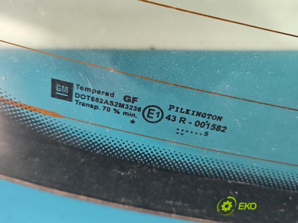 Opel Astra III 2004-2014 1.7 cdti 101 HP manual 74 kW 1686 cm3 5- sklo zadná  (Sklo zadné)