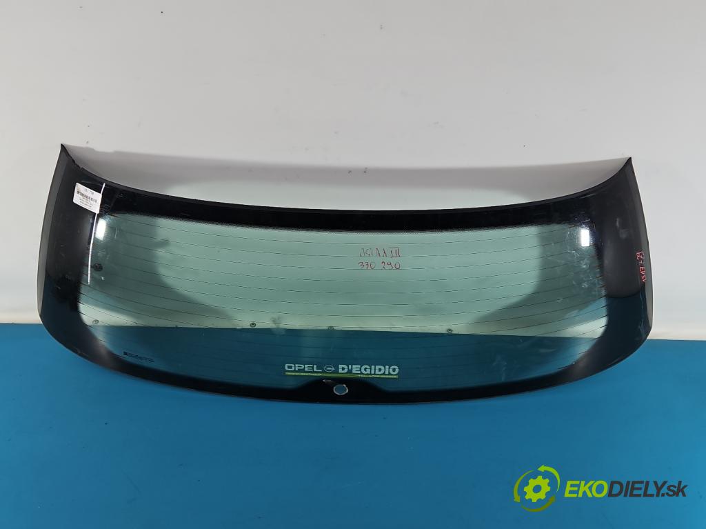 Opel Astra III 2004-2014 1.7 cdti 101 HP manual 74 kW 1686 cm3 5- sklo zadná  (Sklo zadné)