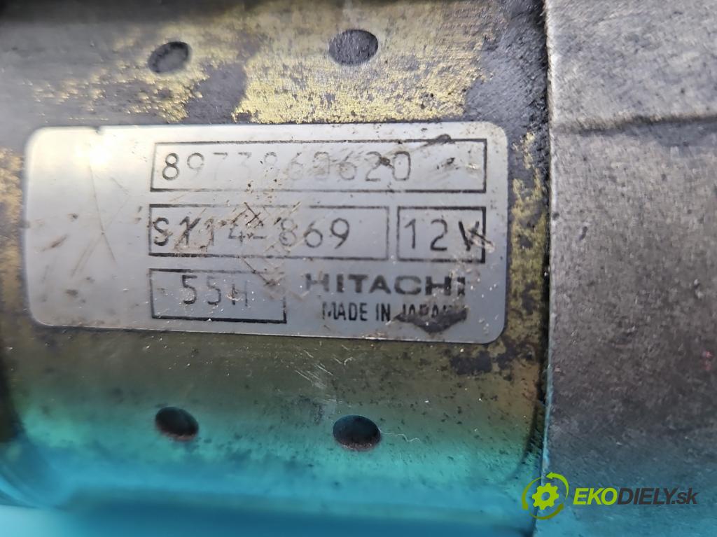 Opel Astra III 2004-2014 1.7 cdti 101 hp manual 74 kW 1686 cm3 5- startér: 8973860620 (Startér)