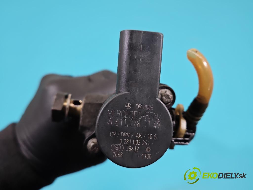 Mercedes A W168 1997-2004 1.7 cdi 95 HP manual 70 kW 1689 cm3 5- lišta vstrekovacia 0445214005 (Vstrekovacia lišta)