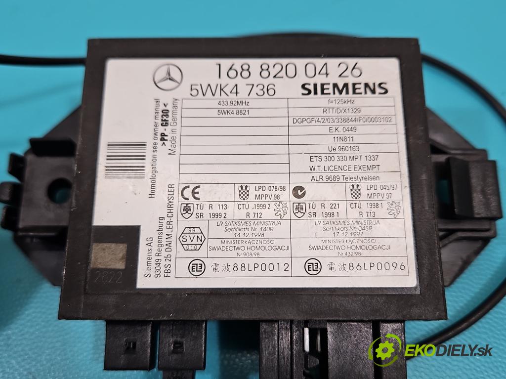 Mercedes A W168 1997-2004 1.7 cdi 95 HP manual 70 kW 1689 cm3 5- riadiaca jednotka motora A6681530279