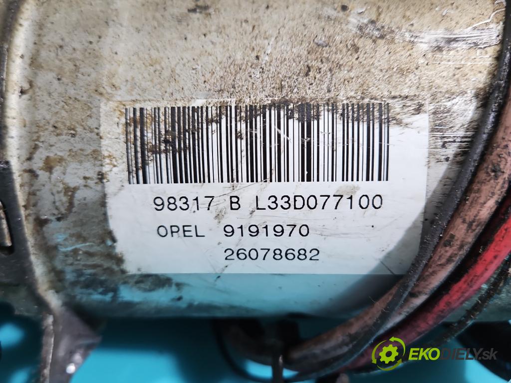 Opel Astra II 1998-2009 2.0 DTL 82 hp manual 60 kW 1994 cm3 5- čerpadlo posilovač 9191970 (Servočerpadlo)