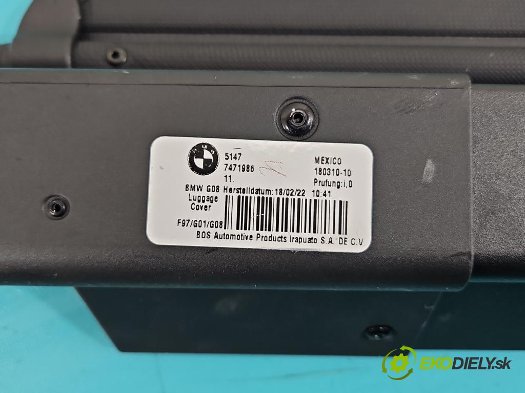 Bmw iX3 G08 0.0 elektrický: 286 HP automatic 210 kW  5- roleta 7471986 (Roleta kufra)