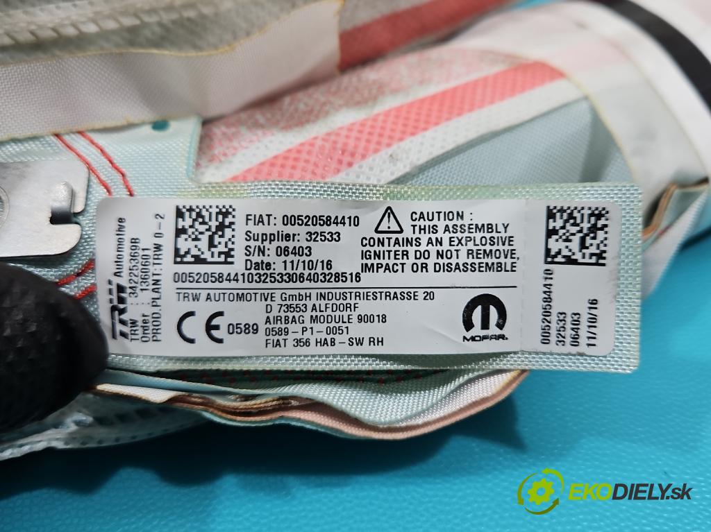 Fiat Tipo II 2015- 1.6 jtd (55260384) 120 HP manual 88 kW 1598 cm3 5- clona pravé 00520584410