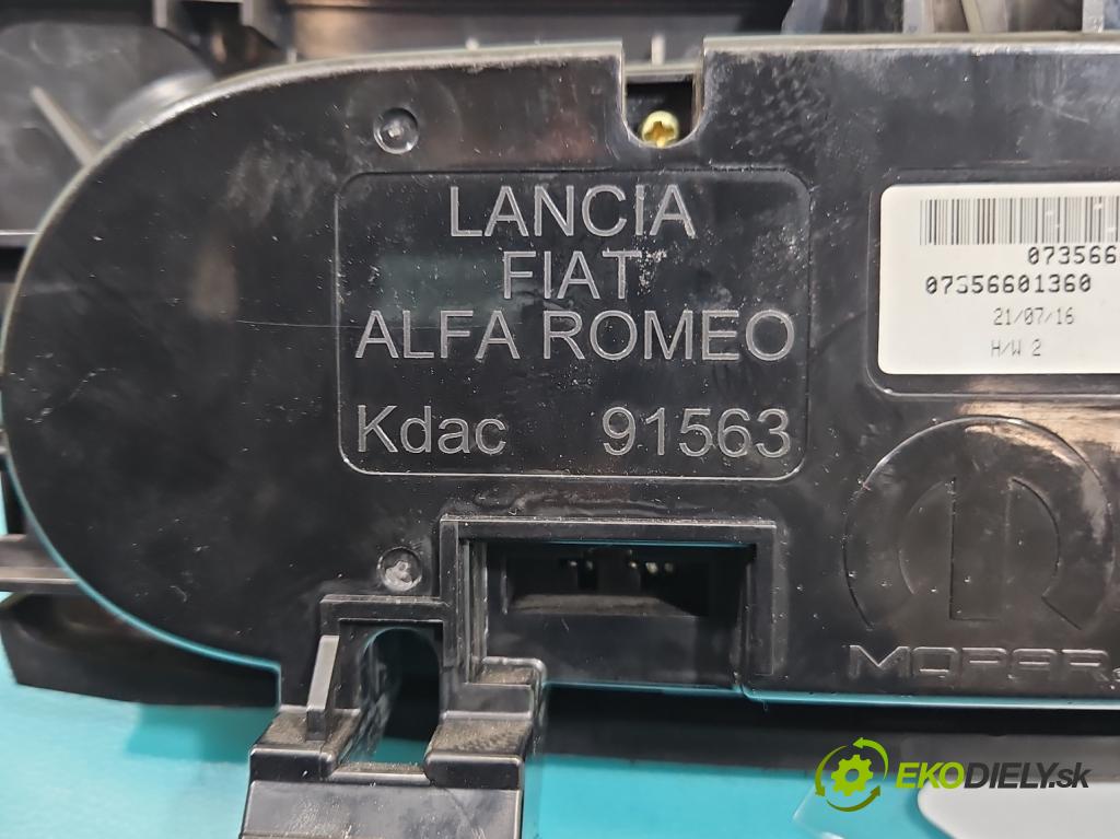 Fiat Tipo II 2015- 1.6 jtd (55260384) 120 HP manual 88 kW 1598 cm3 5- panel kúrenia 07356601360