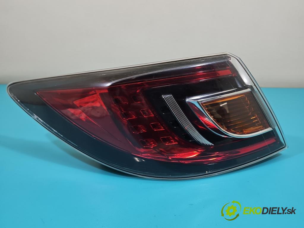 Mazda 6 II GH 2007-2012 2.0 citd 140 hp manual 103 kW 1998 cm3 5- světlo zadní levé GS1F-51150 (Klika dveří ostatní)