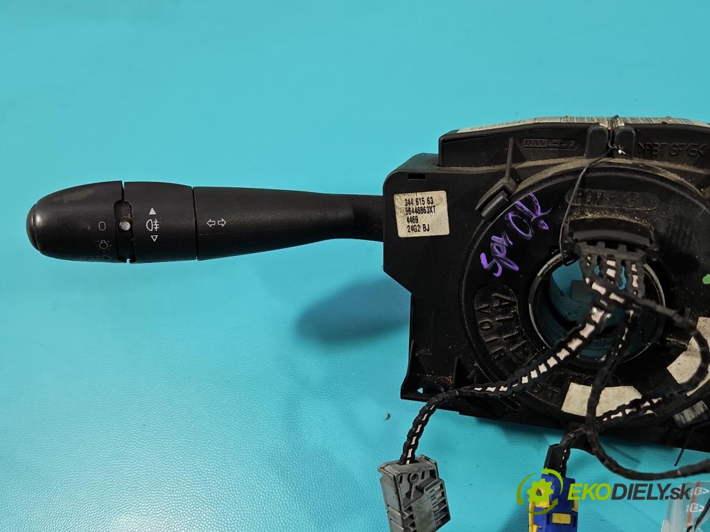 Peugeot 206 2.0 hdi 90 hp manual 66 kW 1997 cm3 5- Přepínač sdružený 96446863XT (Páčky pod volantem)