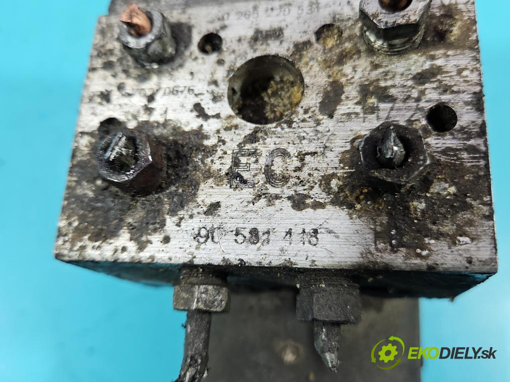 Opel Zafira A 1999-2005 1.8 16V 116 HP manual 85 kW 1796 cm3 5- čerpadlo abs 90581418 (Pumpa ABS)