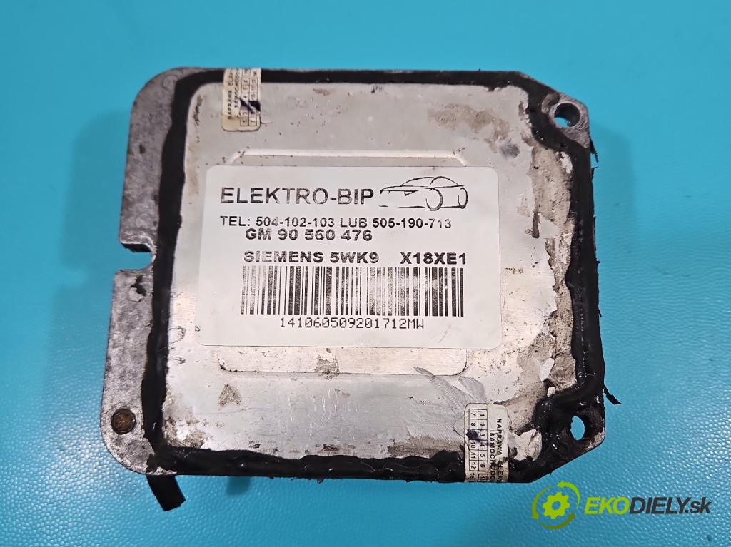Opel Zafira A 1999-2005 1.8 16V 116 HP manual 85 kW 1796 cm3 5- riadiaca jednotka motora 90582539