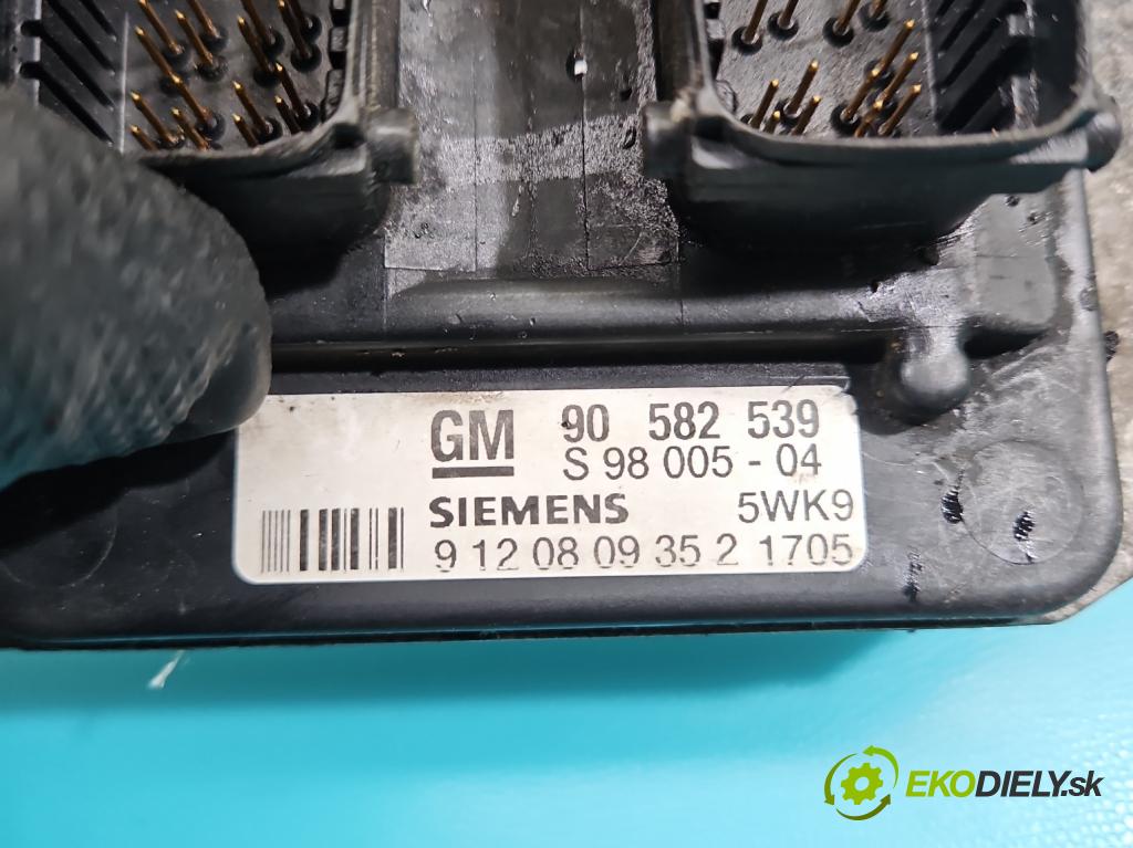 Opel Zafira A 1999-2005 1.8 16V 116 HP manual 85 kW 1796 cm3 5- riadiaca jednotka motora 90582539
