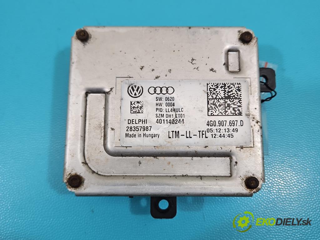Audi Q5 2008-2016 3.0 tfsi: 272 HP automatic 200 kW 2995 cm3 5- střídač: xenon 4G0907697D (Riadiaca jednotka xenónu)