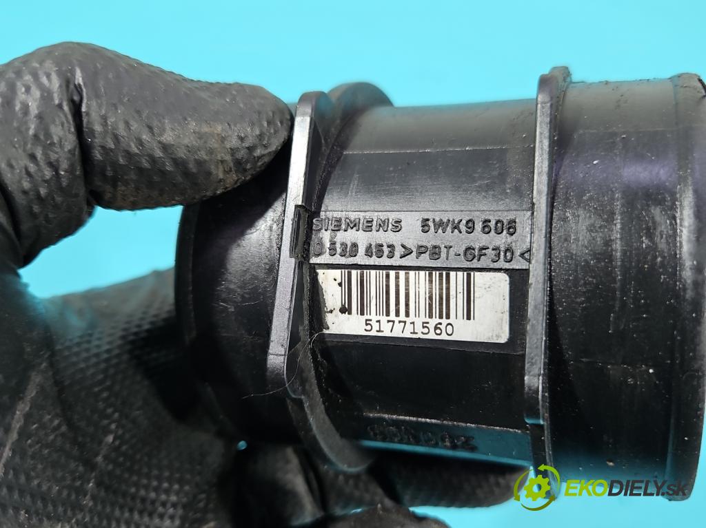 Opel Zafira A 1999-2005 1.8 16V 116 HP manual 85 kW 1796 cm3 5- průtokoměr: 5WK9606 (Váha vzduchu)