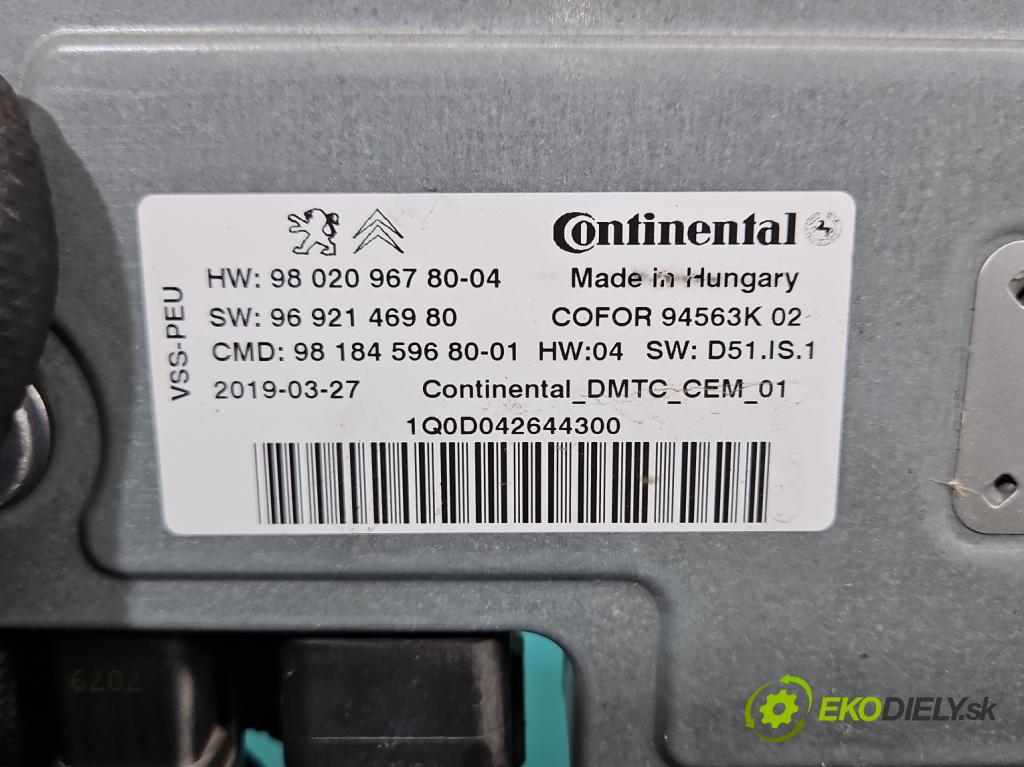 Citroen C4 Grand Picasso II 2013-2022 2.0 HDI 163 HP automatic 120 kW 1997 cm3 5- riadiaca jednotka ostatné 9802096780