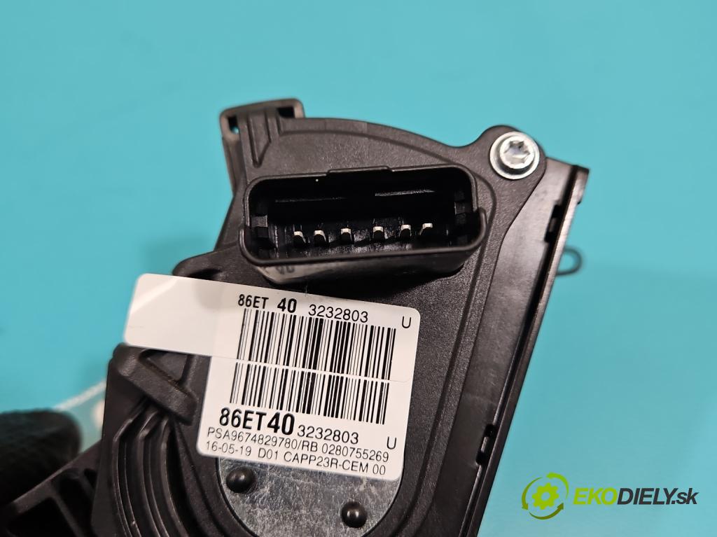 Citroen C4 Grand Picasso II 2013-2022 2.0 HDI 163 HP automatic 120 kW 1997 cm3 5- pedal plyn potenciometr: 9674829780