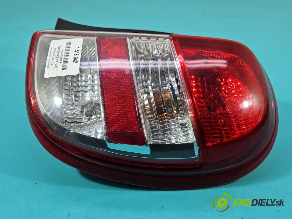 Nissan Micra K13 2010-2017 1.2 16v 80 HP manual 59 kW 1198 cm3 5- svetlo / reflektor zadné pravé 89050363 (Kľučka dverí ostatné)