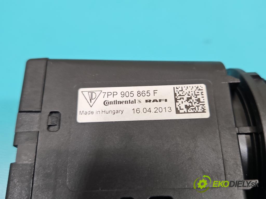 Porsche Panamera I 970 2009-2016 3.0 v6 420 hp automatic 309 kW 2997 cm3 5- Spínačka 7PP905865F (Spínacia skrinka)