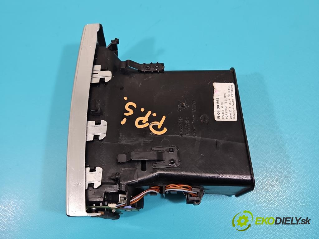 Porsche Panamera I 970 2009-2016 3.0 v6 420hp automatic 309 kW 2997 cm3 5- Mřížka: topení medián: 97055214203 (Mřížka topení)