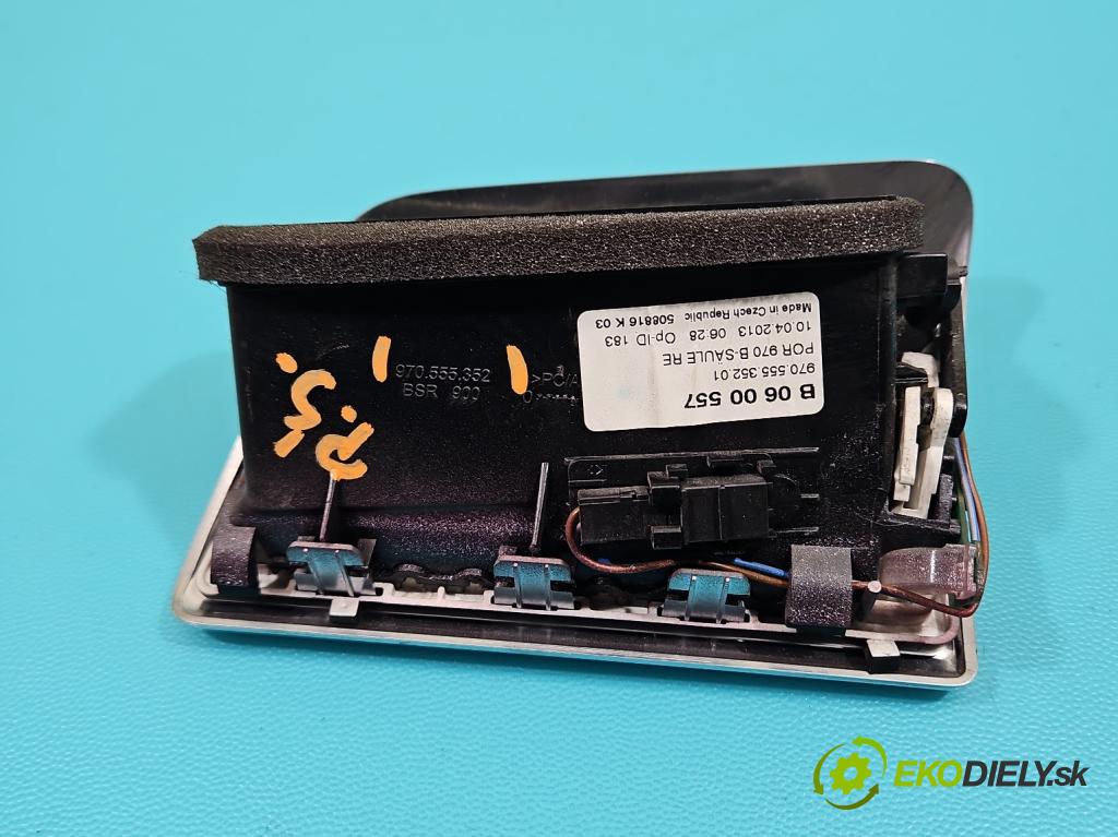 Porsche Panamera I 970 2009-2016 3.0 v6 420 hp automatic 309 kW 2997 cm3 5- Mřížka: kúrenia ostatné 97055535201