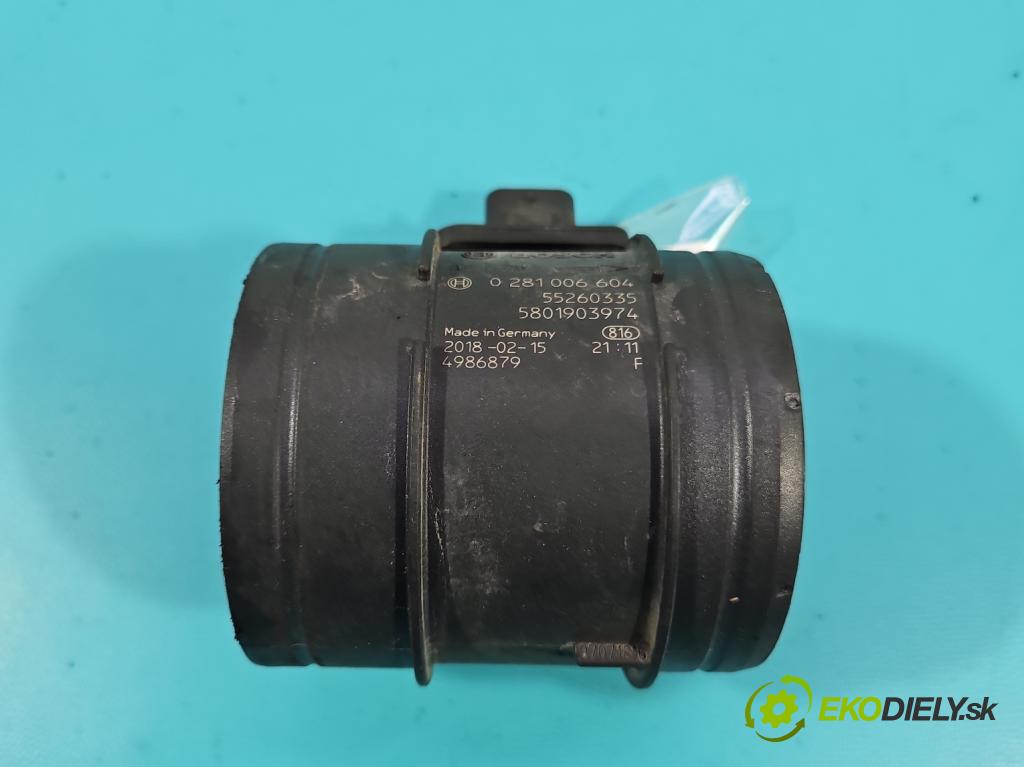 Fiat Ducato IV 2014- 2.3 jtd 150 HP manual 110 kW 2287 cm3 2- průtokoměr: 0281006604 (Váha vzduchu)