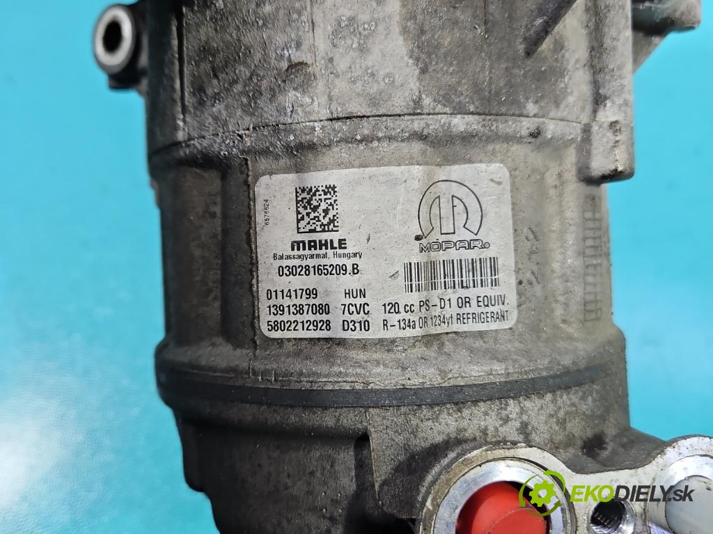 Fiat Ducato IV 2014- 2.3 jtd 150 HP manual 110 kW 2287 cm3 2- Kompresor: klimatizácie 1391387080 (Kompresor klimatizácie)