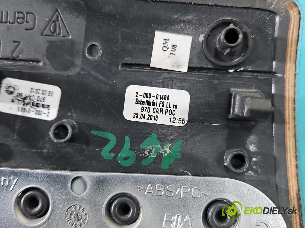 Porsche Panamera I 970 2009-2016 3.0 v6 420hp automatic 309 kW 2997 cm3 5- lišta ozdobná interiéry: 97055335100FFF