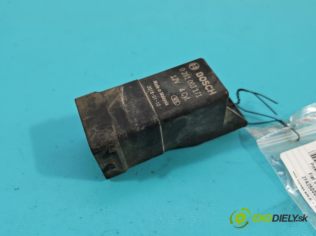 Fiat Ducato IV 2014- 2.3 jtd 150 HP manual 110 kW 2287 cm3 2- Relé: svíčky: zařicích: 0281003171 (Relé)