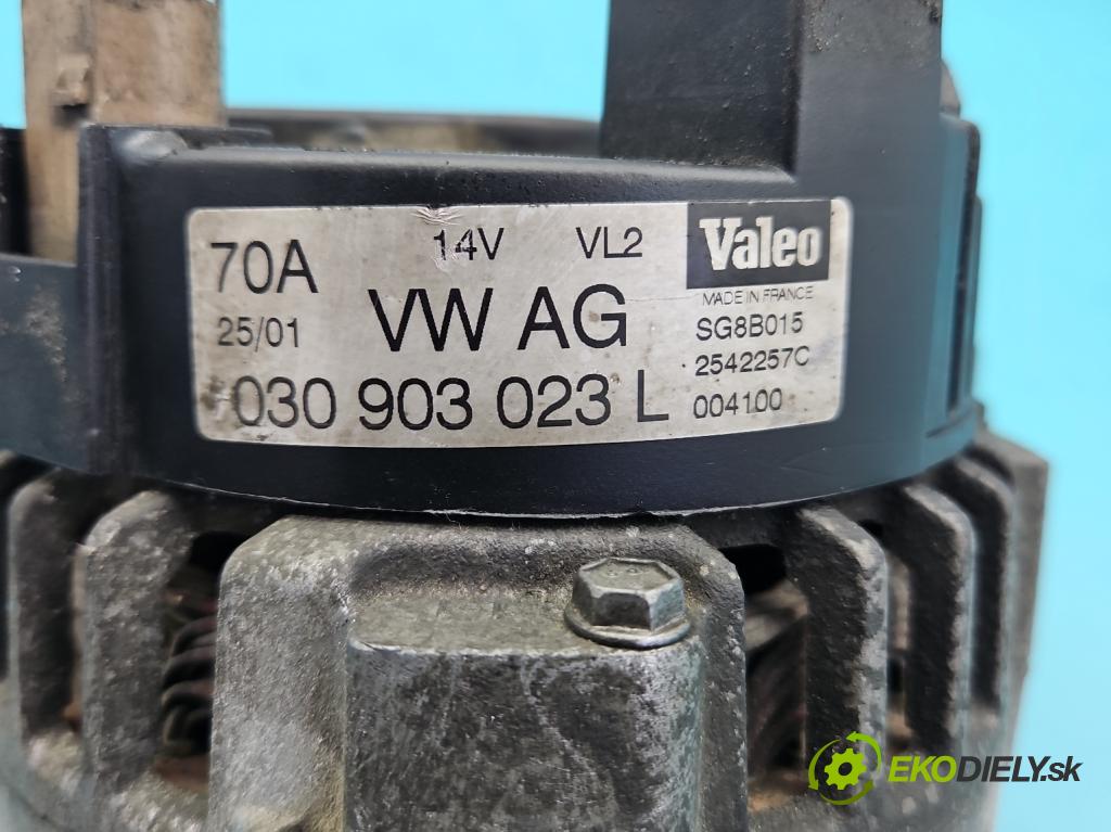 Vw Golf IV 1997-2003 1.6 16v 105 HP manual 77 kW 1598 cm3 5- Alternator 030903023L (Alternátor)