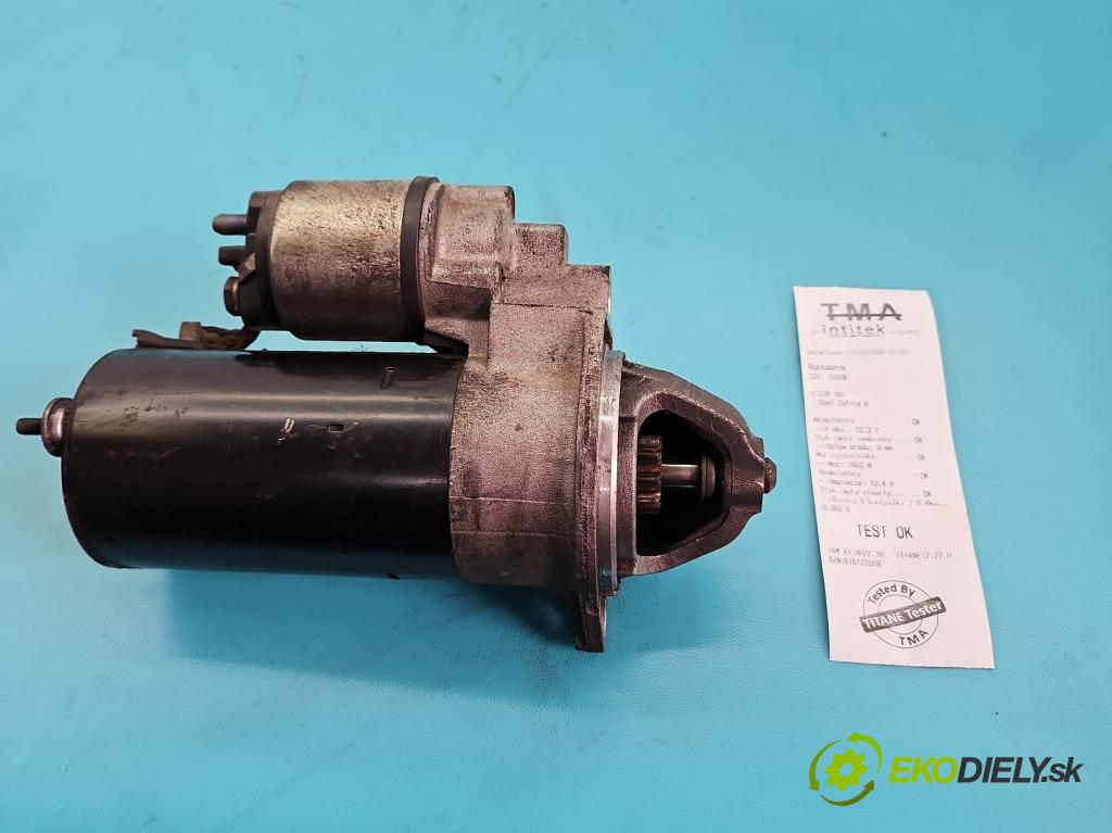 Opel Zafira A 1999-2005 2.0 dti 101 hp manual 74 kW 1995 cm3 5- startér: 0001109068 (Startér)