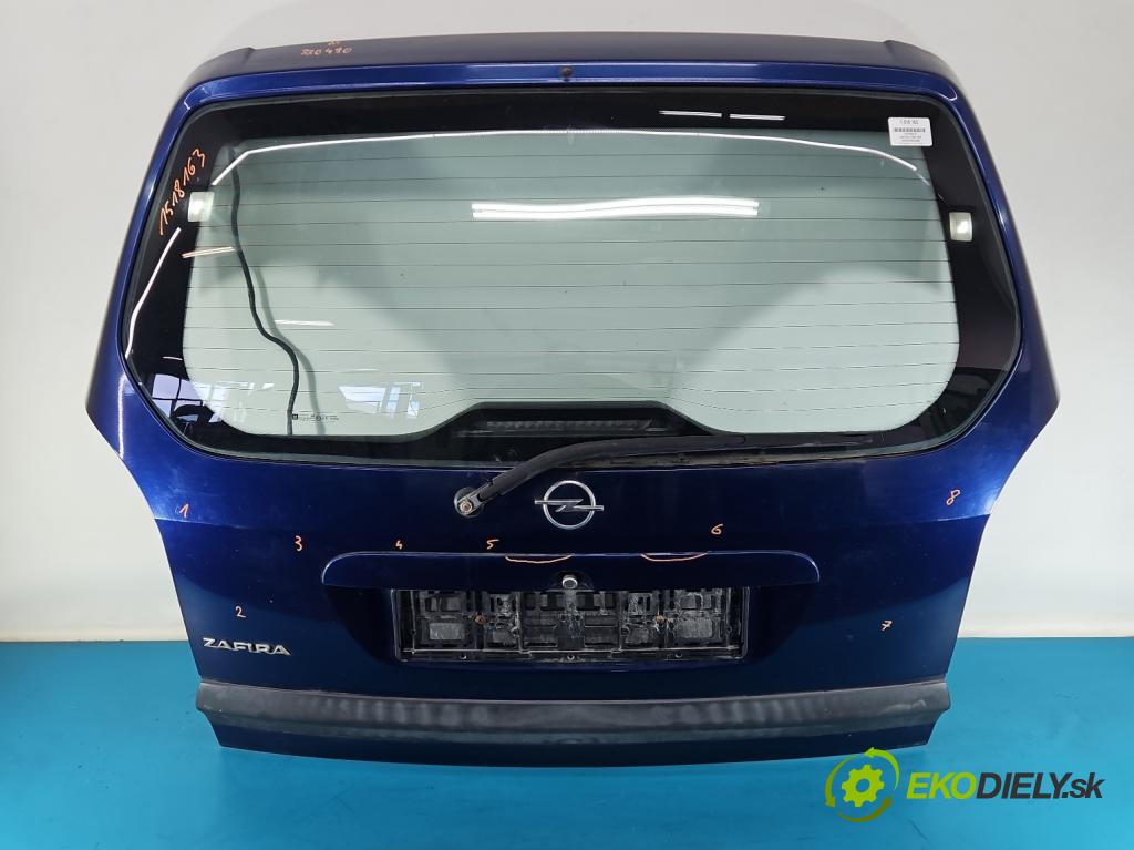 Opel Zafira A 1999-2005 2.0 dti 101 hp manual 74 kW 1995 cm3 5- zadní kufrové dveře  (Zadní kapota (kufr))