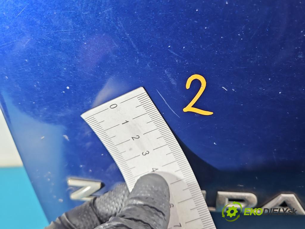 Opel Zafira A 1999-2005 2.0 dti 101 hp manual 74 kW 1995 cm3 5- zadní kufrové dveře  (Zadní kapota (kufr))