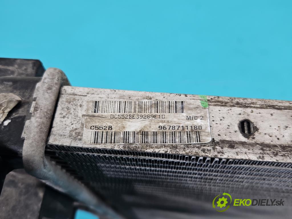 Citroen C4 Grand Picasso II 2013-2022 2.0 HDI 163 hp automatic 120 kW 1997 cm3 5- Chladič vody 9678711180 (Vodní chladič)