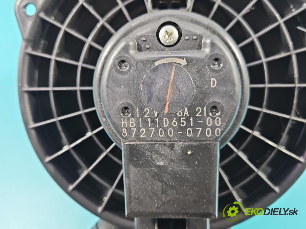 Mazda 6 II GH 2007-2012 2.0 citd 140 hp manual 103 kW 1998 cm3 5- ventilátor vzduchu 872700-0700